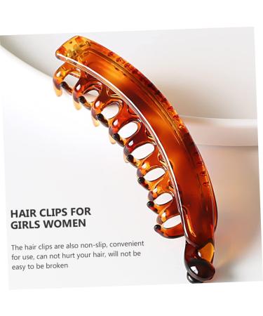 LALAFINA Banana Hair Jaw Clips Goody Clips Clips Vintage Clips Fashion Clips Plastic Jaw Clips Girls Hair Pin - Buy Online on GoSupps.com