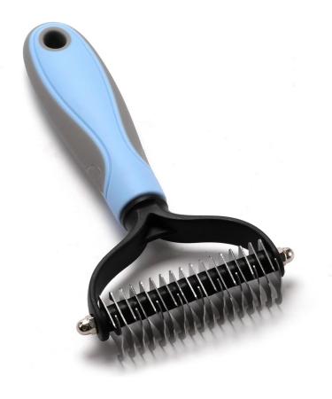 VANANA Pet Grooming Comb 2 Sided Undercoat Rake Brush for Dogs Cat Safe Dematting Deshedding Pets Fur Knot Cutter Shedding Pet Grooming Tool - Buy Online on GoSupps.com
