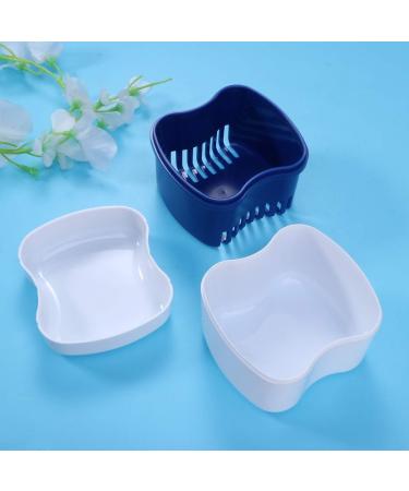 HEALIFTY Denture Box Case for False Teeth with Sink - Blue | Durable & Stylish Storage Solution for International Shippers - Buy Online on GoSupps.com