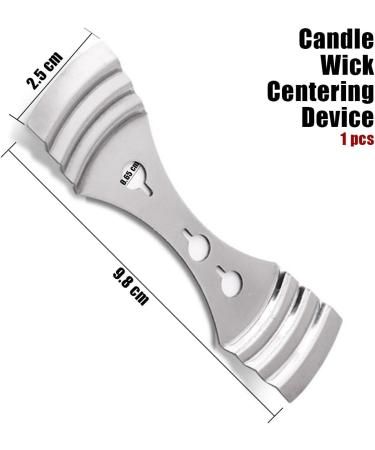 EricX Light 8 inch Candle Wick Set - 60 pcs with Stickers and Centering Device - Buy Online on GoSupps.com