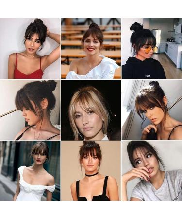 Clip-In Ponytail Hair Extensions | Synthetic Bangs & Side Fringe - Natural Look (108# Brown) - Buy Online on GoSupps.com