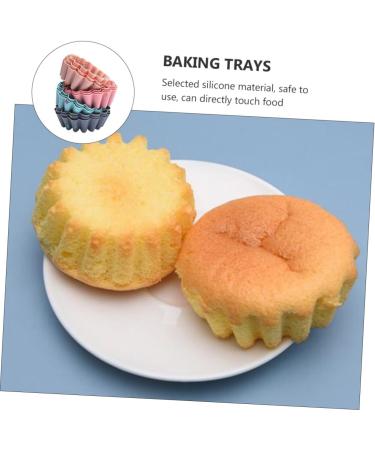 Ciieeo 36 Pcs Silicone Muffin Cup Baking Trays Reusable Baking Molds Soap Wrapping Paper Reusable Muffin Cups Exquisite Biscuit Molds Cupcake Covers Mini Delicate Baking Tools Silica Gel 7.5X6.3CMx3pcs - Buy Online on GoSupps.com