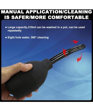  EACHPT EACHPT Enema for colon cleansing anal douche bulb 310 ml + 90 ml silicone enema bulb for men and women - Buy Online on GoSupps.com