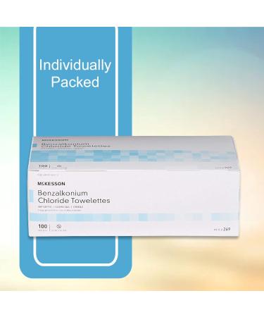 McKesson Obstetrical Antiseptic Towelettes Wipes - 100 Sterile Individual Packets, Clean Scent - 1 Pack (100 Count) - Buy Online on GoSupps.com