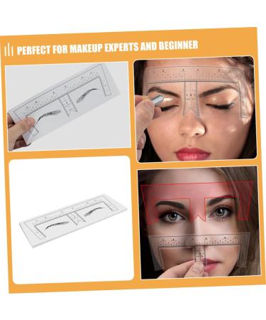 NOLITOY Eyebrow Ruler 100pcs Eyebrow Design Ruler Measuring Shaper Tool Eyebrow Shaper Tool Eyebrow Trimming Drawing Tool - Buy Online on GoSupps.com