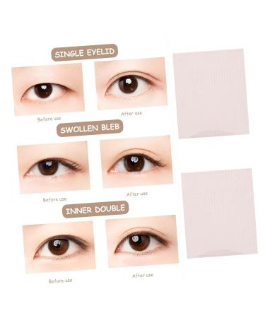 FOMIYES 12 Sheets Eyelid Tape Fiber Double Eyelid Sticker Eyelid Sticker Tape Women Eyelid Tape Eyelid Stickers Pink Beautiful Eyes Fiber Strip - Buy Online on GoSupps.com