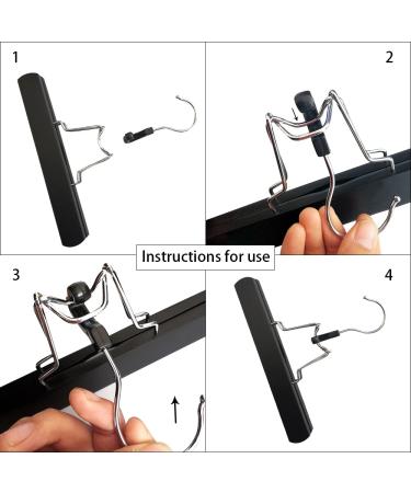 Hair Extensions Storage Bag with Hanger | Wig Holder and Organizer (Black) - Buy Online on GoSupps.com