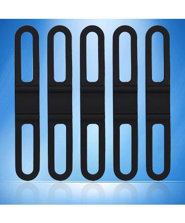 5pcs Bicycle Silicone Straps - Universal Bike Holder for Light, Flashlight, Cellphone | Alomejor - Buy Online on GoSupps.com