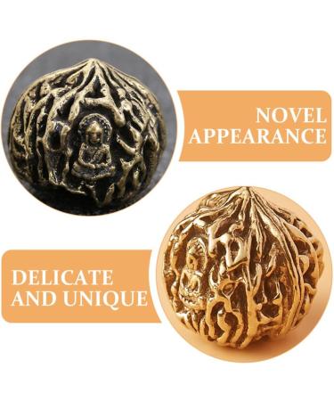 Beavorty Hand Exercise Balls - 2 Pack Walnut Chinese Health Balls for Stronger Hand & Finger Power - Buy Online on GoSupps.com
