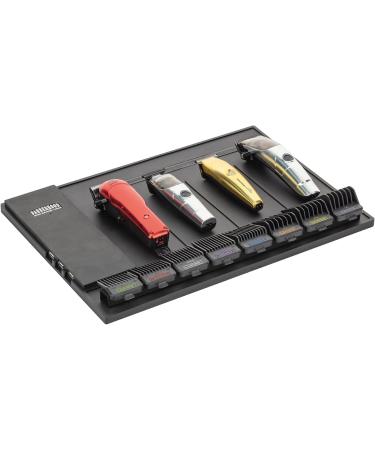 Gamma+ Magnetic Mat for Clippers & Trimmers | Non-Slip Organizer for Hairdressers | 4 Compartment Water & Heat Resistant - Buy Online on GoSupps.com