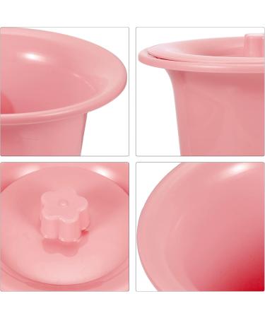 Buy Healvian Travel Potty - Portable Toilet & Urinal for Adults Kids & Pregnant Women | Pink Chamber Pot with Lid - Ideal for Travel & Home Use - Buy Online on GoSupps.com