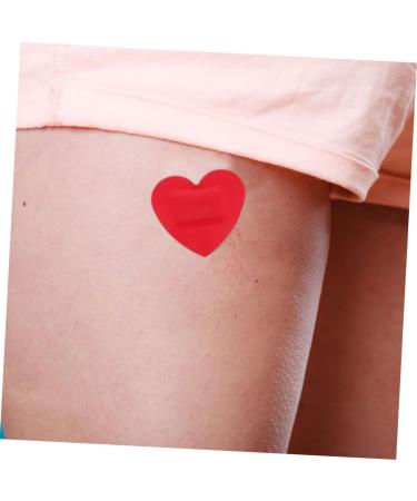 FRCOLOR 30pcs Heart Shaped Bandages | Creative Self-Adhesive Patches for Injuries | Cute Portable Stickers - Buy Online on GoSupps.com