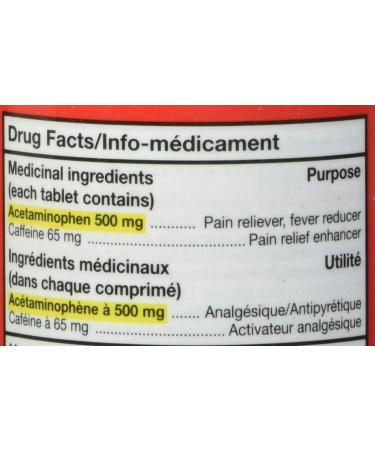 Tylenol Ultra Relief for Headache and Migraine Pain Relief 500 mg Acetaminophen 120 Tablets 120 Count (Pack of 1) - Buy Online on GoSupps.com