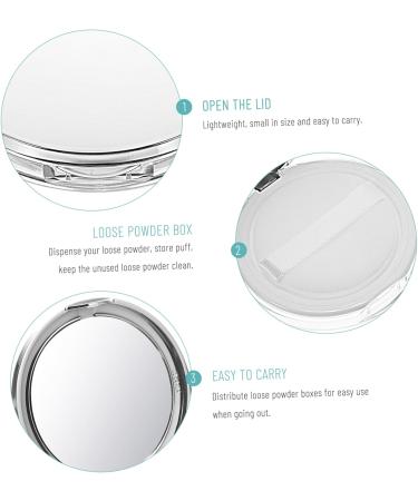 Beavorty 6 Pcs Powder Box Empty Box Shampoo Travel Makeup Case Makeup Powder Case Clamshell Ultra Thin Blush 7.5x7.5cmx3pcs As Shownx3pcs - Buy Online on GoSupps.com