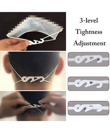 ZHONGJIUYUAN 10 Pack Adjustable Ear Hook Extension Buckles - Ear Comfort Accessories for Stress Relief | International Shipping Available - Buy Online on GoSupps.com