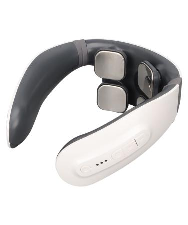 CCNGDS Electrical pulse-to-tension massager with intelligent neck heating relief from fatigue portable size curved design skin-friendly with neck pain AKU
