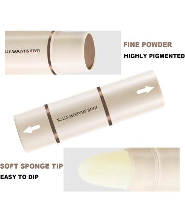 Boobeen Root Touch-Up Hairline Powder Concealer Shading Powder Stick Cover Hair Root Instantly Hair Loss Powder Spray Long-lasting Waterproof Light brown - Buy Online on GoSupps.com