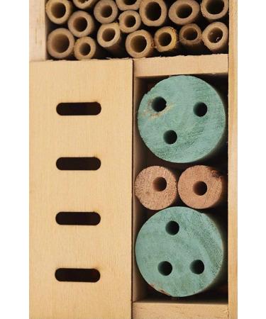ALAYSTAR Premium Wooden Garden Insect Hotel Nest Shelter for Bees Insects Ants Lady beetles And All Types of Insects (SMALL WOODEN INSECT HOME) - Buy Online on GoSupps.com
