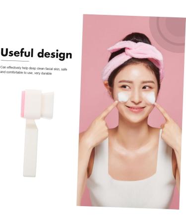 Square Facial Cleansing Brush - Silicone Exfoliator for Deep Cleansing & Exfoliation | Home Facial Brush for Radiant Skin - Buy Online on GoSupps.com