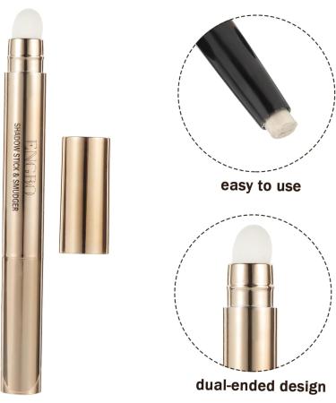 VINTORKY Sponge Makeup Brush Makeup Dual Shadow Stick Sponge Double-end Sides Tool Professional Eyeshadow Pen - Buy Online on GoSupps.com