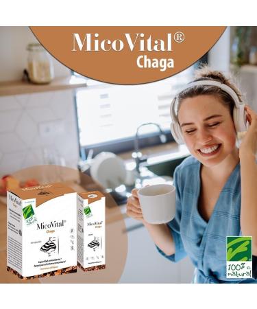 100% Natural Micovital CHAGA LIQUID. 50 ml. - Buy Online on GoSupps.com