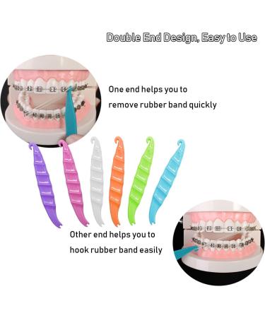 30pcs Orthodontic Elastic Rubber Bands - Disposable Plastic Brace Placers in 6 Colors | International Shipping - Buy Online on GoSupps.com