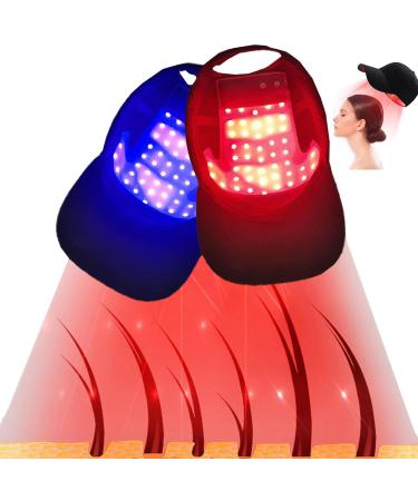 Casque De Croissance De Cheveux De Laser Th Rapie (48 Led)- 4 Modes 630 Nm 650 Nm 470 Nm Lumi re Rouge Et Bleue Pour La Perte De Cheveux Favorise La Repousse Rapide Des Cheveux - Buy Online on GoSupps.com