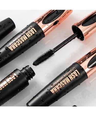 4D Lash Mascara Natural Silk Fiber Eyelash Waterproof Extra Long Lash Eye Makeup Long Lasting 4D lash mascara - Buy Online on GoSupps.com