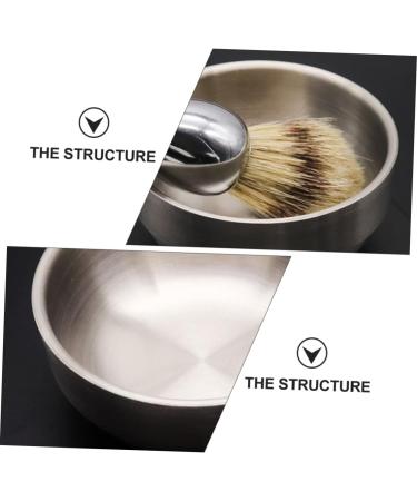 Doitool 2-in-1 Key Bowl & Grooming Tool Set for Men - Rustproof Steel Shaving Brush & Loaf Razor for Perfect Grooming Essentials - Buy Online on GoSupps.com