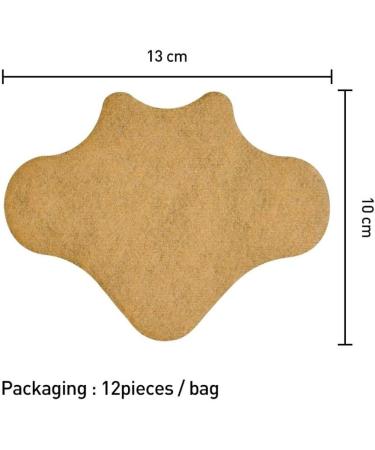 Moxibustion 12pcs/Bag Back Pain Patch Lumbar Medical Plaster Arthritis Stickers Self-Heating Pain Relief - Buy Online on GoSupps.com