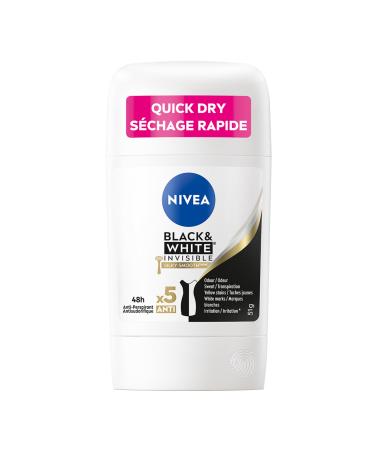 NIVEA Black & White Invisible 48H Protection Silky Smooth Anti-Perspirant Stick 51g