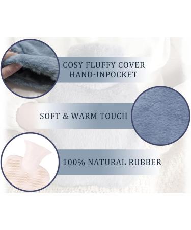3 in 1 Hot Water Bottle Pouch | Soft Belt & Eye Mask for Pain Relief | International Shipping - Buy Online on GoSupps.com