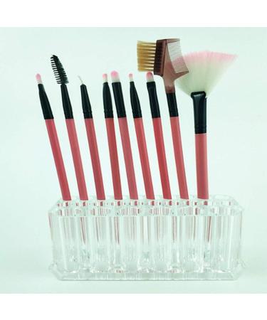 TRRAPLE Acrylic Eyeliner Lip Liner Holder Organizer Clear Makeup Brush Holder 26 Slots Eyeliner Display Organizer for Cosmetic Beauty Brushes - Buy Online on GoSupps.com