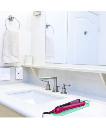 ZAXOP Silicone Heat Resistant Mat Pouch for Hot Hair Tools - Mint Green - Buy Online on GoSupps.com