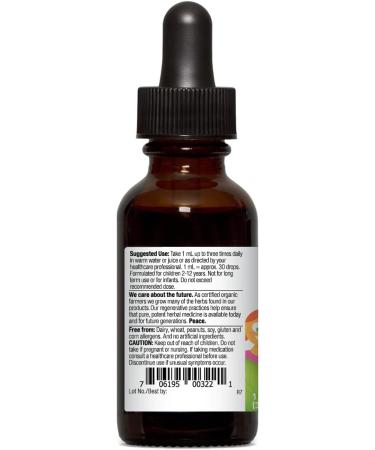 Oregon's Wild Harvest Children's Echinacea Raspberry Organic Herbal Supplement 1 Fluid Ounce - Buy Online on GoSupps.com