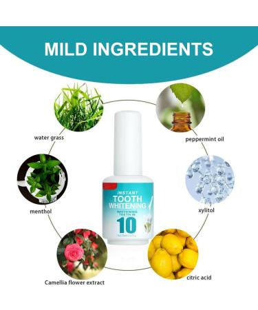 Giutsaull Tooth whitening paint dental varnish dental paint instant tooth dye sleek white dental varnish for removing stains oral whitening 15 ml - Buy Online on GoSupps.com