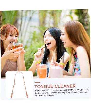 NOLITOY Practical Mouth Brush & Scraper | Stainless Steel Toothbrush Cleaner | Travel Squeegee & Household Scraper - Buy Online on GoSupps.com