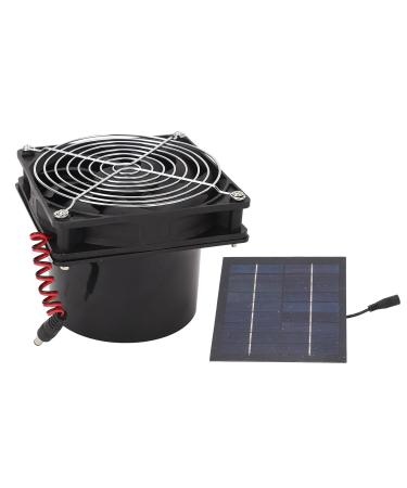 Cryfokt 50W Solar Powered Exhaust Fan - Efficient Mini Ventilator for Attics | Easy Installation & Good Ventilation 5-12V - Buy Online on GoSupps.com