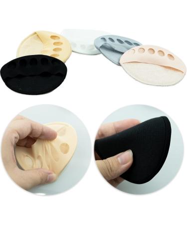 Honeycomb Forefoot Pads - 5 Pairs Fabric Foot Cushions for Women | Metatarsal Pads for Various Shoe Types - Reusable Relief from Foot Fatigue and Pain - Buy Online on GoSupps.com