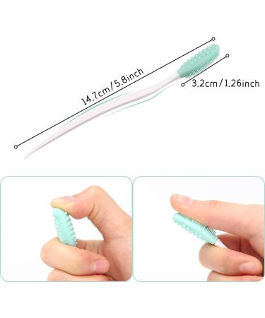 Silicone Lip Brush Double-sided Lip Brush Soft Cleaning Lip Brush Beauty Tool For Smoother Skin Cleaning Brush Set - Buy Online on GoSupps.com