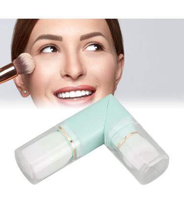 Double Head Retractable Powder Brush | Ergonomic Blue Makeup Brush for Portable Use - Ideal for Home & Travel - Buy Online on GoSupps.com