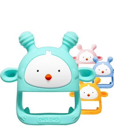Bite ring baby baby toy 0 3 6 9 12 months dental aid baby glove bite ring baby bpa-free dental help nursing accessories for 3+ months babies