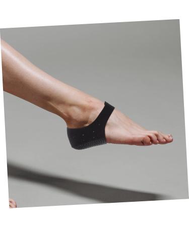FRCOLOR 3 Pairs Silicone Heel Covers - Durable Nylon with Holes | Black | 13x8.5x3cm - Perfect for Comfort & Protection - Buy Online on GoSupps.com