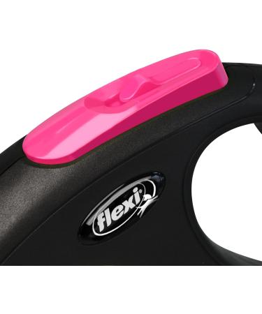 Flexi Retractable Leash New Neon - Pink - Small | Multi Size Options | International Shipping Available - Buy Online on GoSupps.com