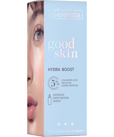 Bielenda Good Skin Hydra Boost Highly Hydrating Serum Hyaluronic Acid Trehalose Tripeptide 30 ml - Buy Online on GoSupps.com