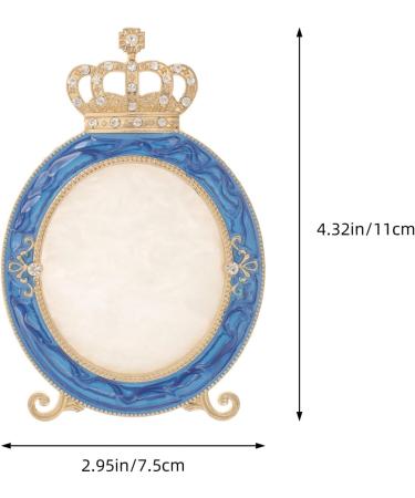 Baluue Nail Art Palette for Color Mixing Golden Crown Shape Easy to Clean Safe Resin Palette for Nail Art Makeup Cosmetics Use - Buy Online on GoSupps.com