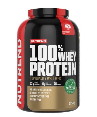 NUTREND NUTREND ND 100% Whey Protein Strawberry 2250 g