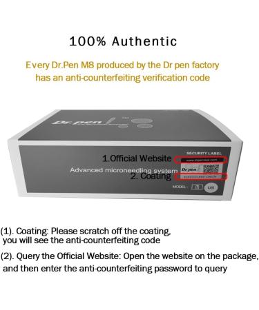 Dr. Pen M8 Wireless Electric Pen with 20 Replacement Tips - 16pins, 36pins, Nano 0.25mm | Professional Multi-Function Microneedling Tool - Buy Online on GoSupps.com