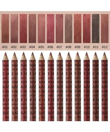Ensemble de crayons l vres 12 couleurs - Crayon l vres longue dur e - Crayon l vres cr meux - Buy Online on GoSupps.com