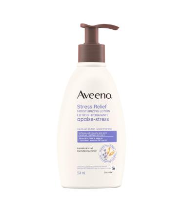 Aveeno Stress Relief Moisturizing Lotion - Lavender Ylang Ylang Oatmeal Chamomile - Sensitive Skin Dry Skin - 532 mL (Packaging May Vary) 354 ml (Pack of 1)
